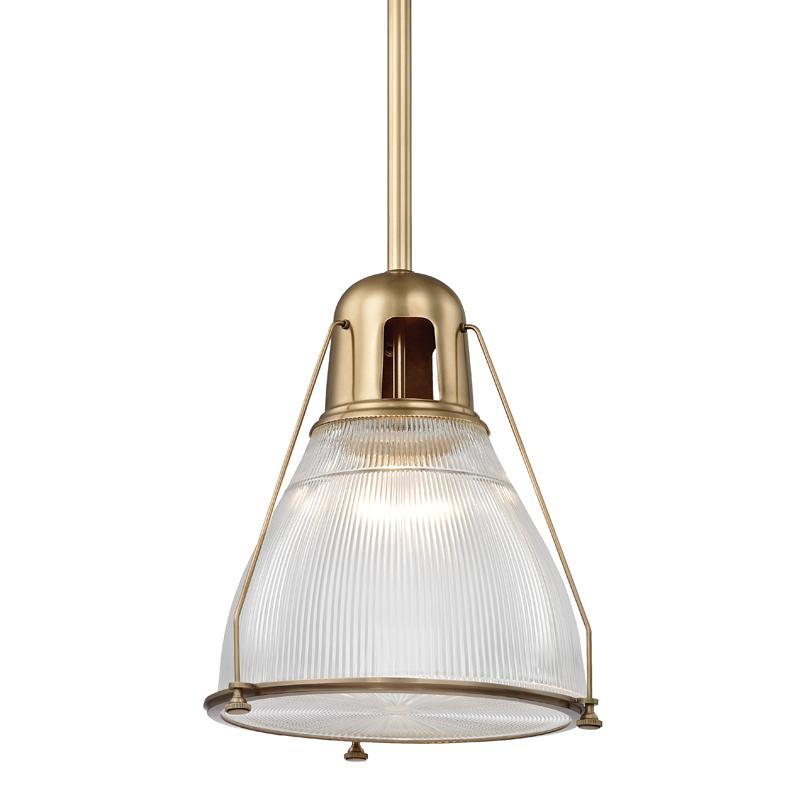 Hudson Valley Lighting Haverhill Aged Brass 16.5W x 16.5L x 23.5H Pendant