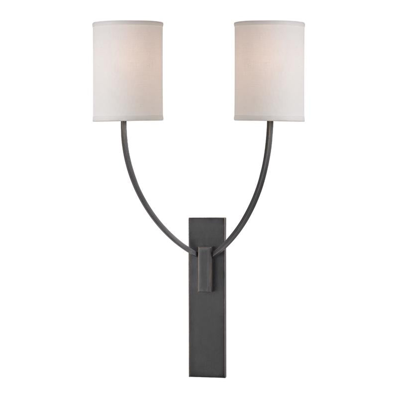 Hudson Valley Lighting Colton Old Bronze 14.75W x 14.75L x 24.5H Wall Sconce