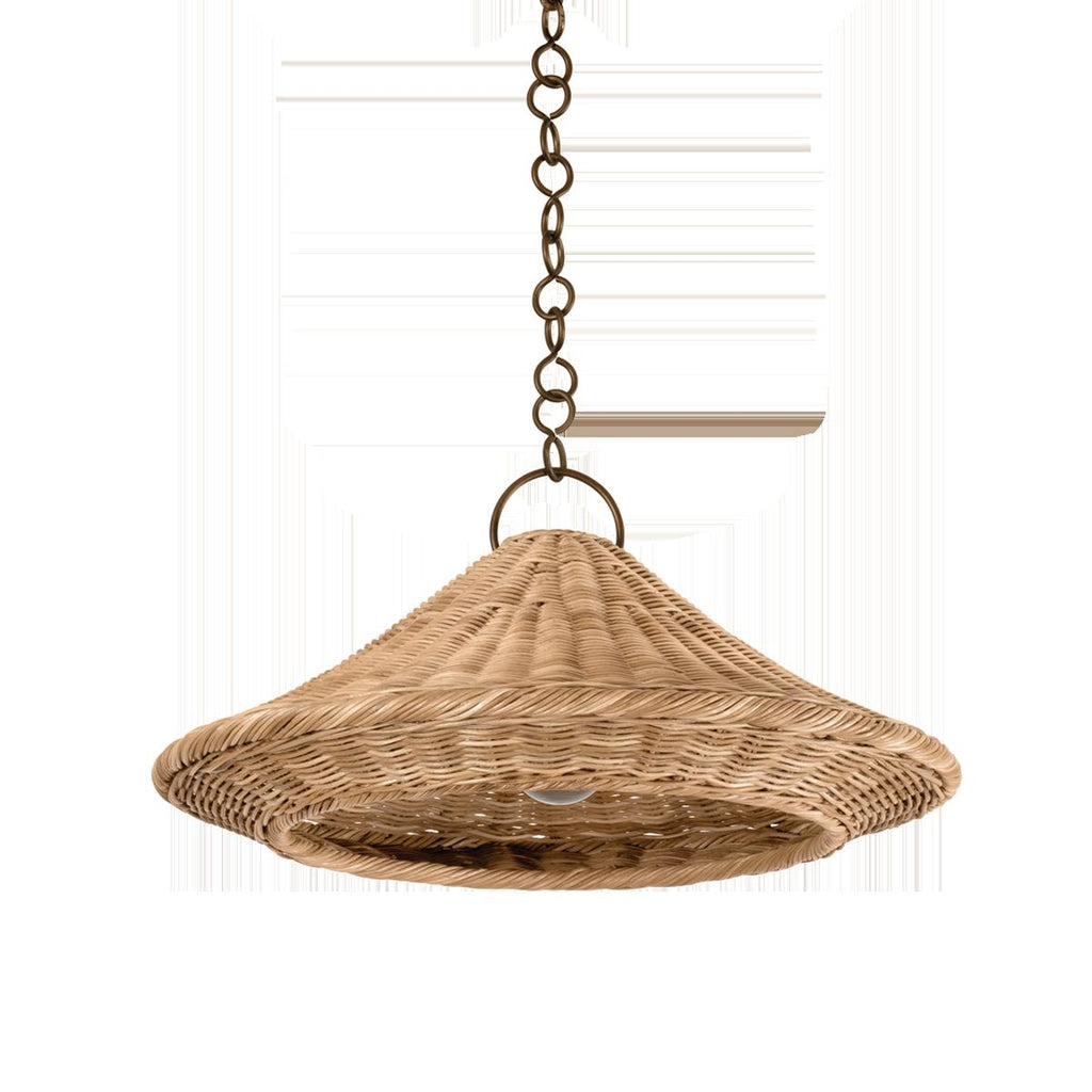 Hudson Valley Lighting BAYCHESTER Bronze Leaf 22W x 22L x 10.5H Pendant