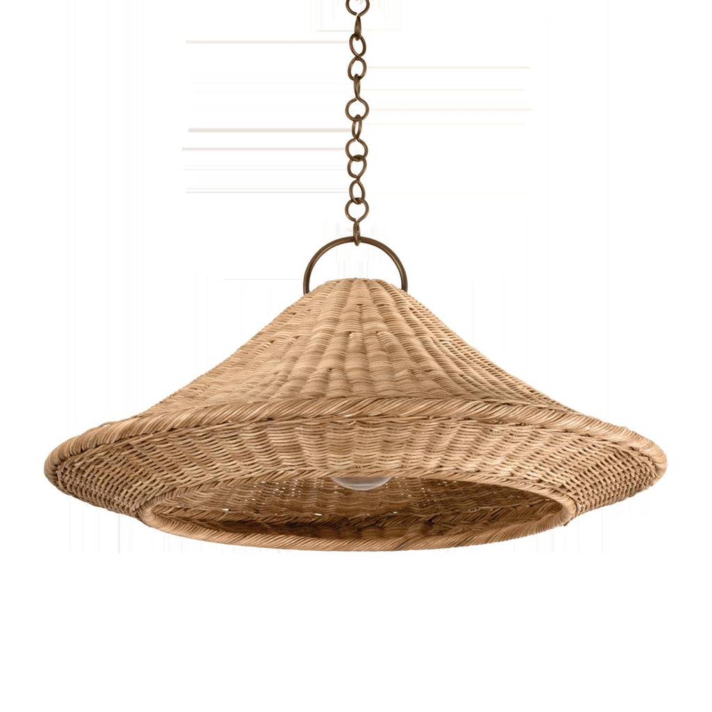 Hudson Valley Lighting BAYCHESTER Bronze Leaf 32W x 32L x 15H Pendant