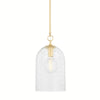 Hudson Valley Lighting Belleville Aged Brass 10W X 10L X 18.5H Pendant