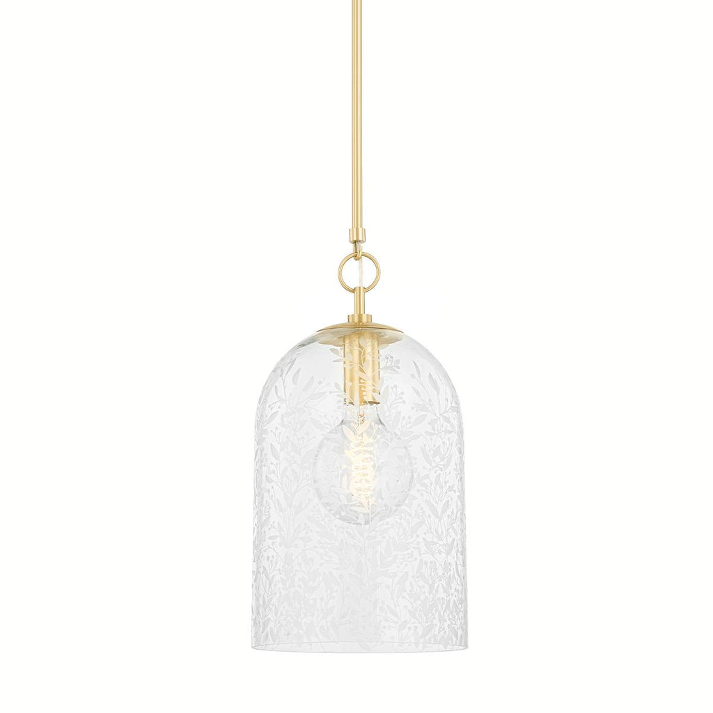 Hudson Valley Lighting Belleville Aged Brass 10W x 10L x 18.5H Pendant