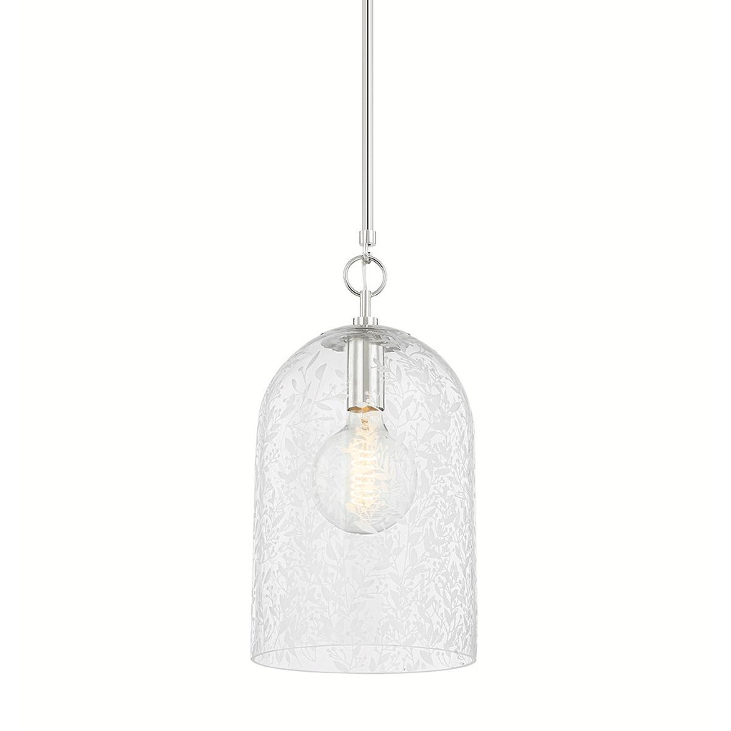 Hudson Valley Lighting Belleville Polished Nickel 10W x 10L x 18.5H Pendant