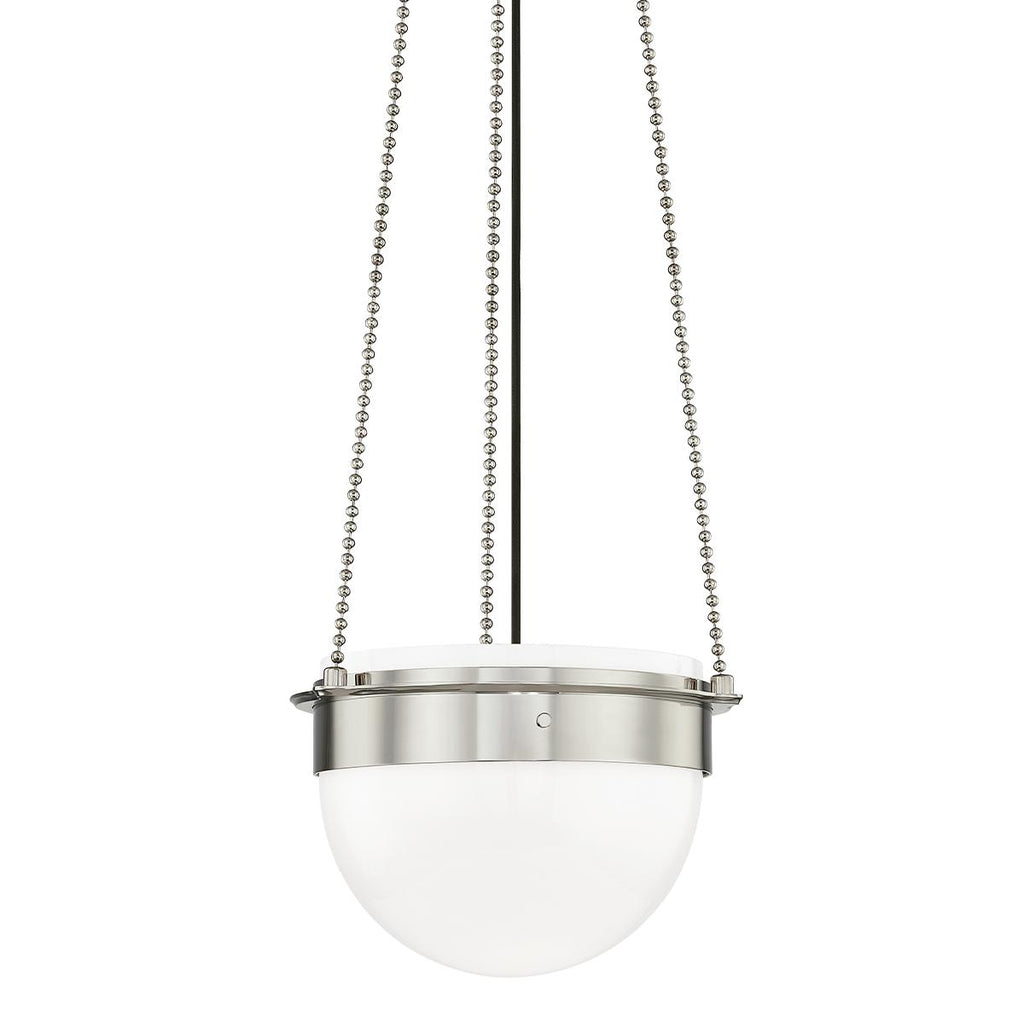 Hudson Valley Lighting Silo Polished Nickel 14.75W x 14.75L x 12H Pendant