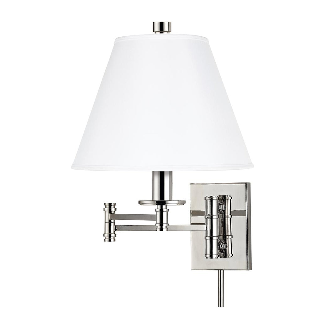 Hudson Valley Lighting Claremont Polished Nickel 12W x 12L x 16.25H Wall Sconce