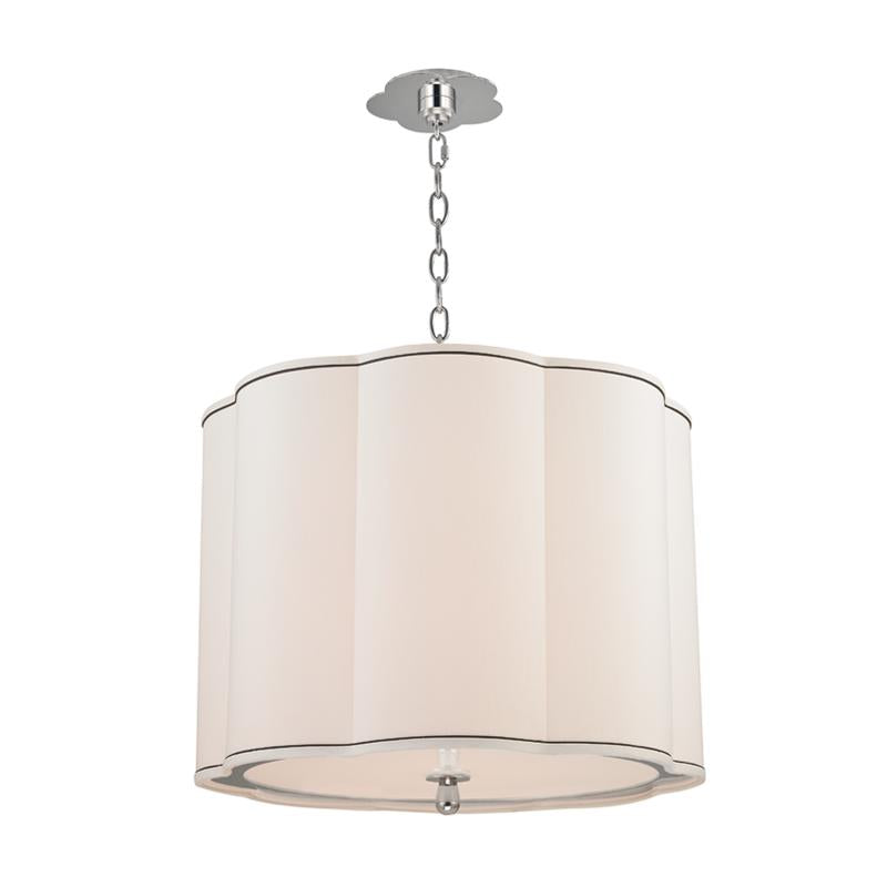 Hudson Valley Lighting Sweeny Polished Nickel 20W x 20L x 18H Pendant