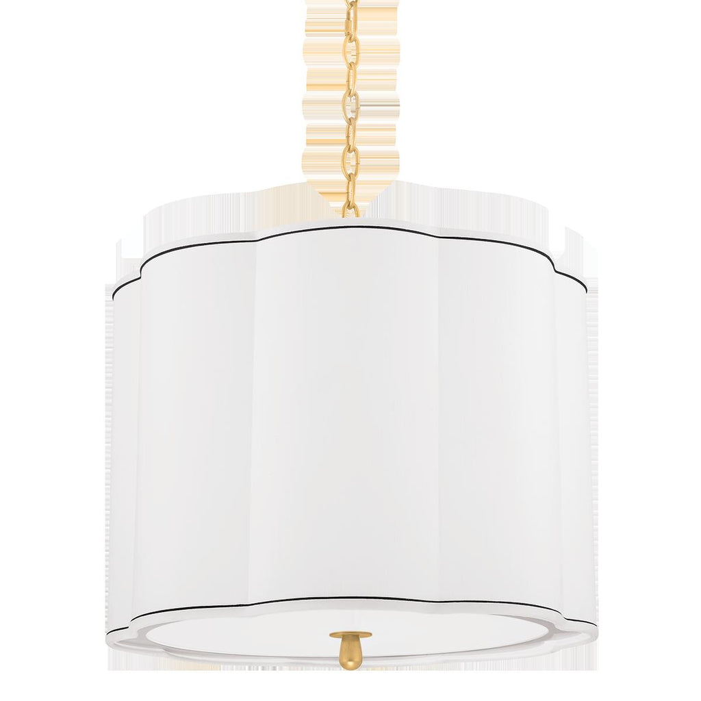 Hudson Valley Lighting Sweeny Aged Brass 20W x 20L x 18H Pendant