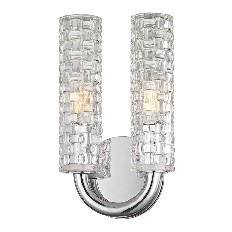 Hudson Valley Lighting Dartmouth Polished Nickel 6.25W x 6.25L x 10.75H Wall Sconce