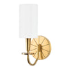 Hudson Valley Lighting Mason Aged Brass 5W X 5L X 12H Wall Sconce