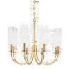 Hudson Valley Lighting Mason Aged Brass 26.5W X 26.5L X 22.5H Chandelier