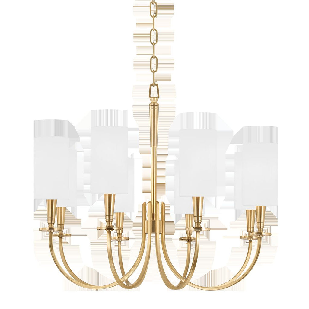 Hudson Valley Lighting Mason Aged Brass 26.5W x 26.5L x 22.5H Chandelier