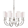 Hudson Valley Lighting Mason Polished Nickel 26.5W X 26.5L X 22.5H Chandelier