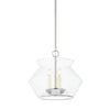 Hudson Valley Lighting Edmonton Polished Nickel 15W X 15L X 14H Pendant