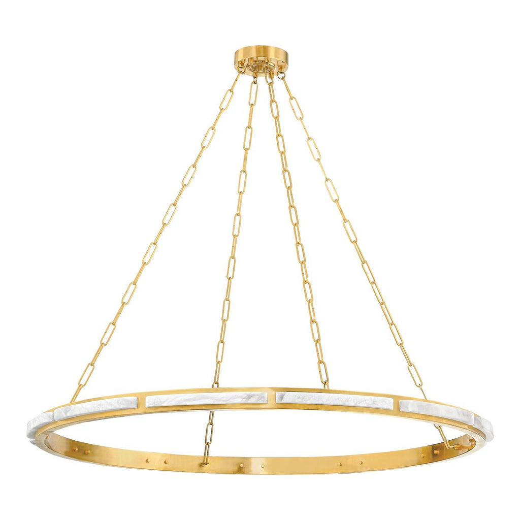 Hudson Valley Lighting WINGATE Aged Brass 48W x 48L x 2H Chandelier