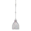 Hudson Valley Lighting Floral Park Polished Nickel 7.5W X 7.5L X 25.5H Pendant