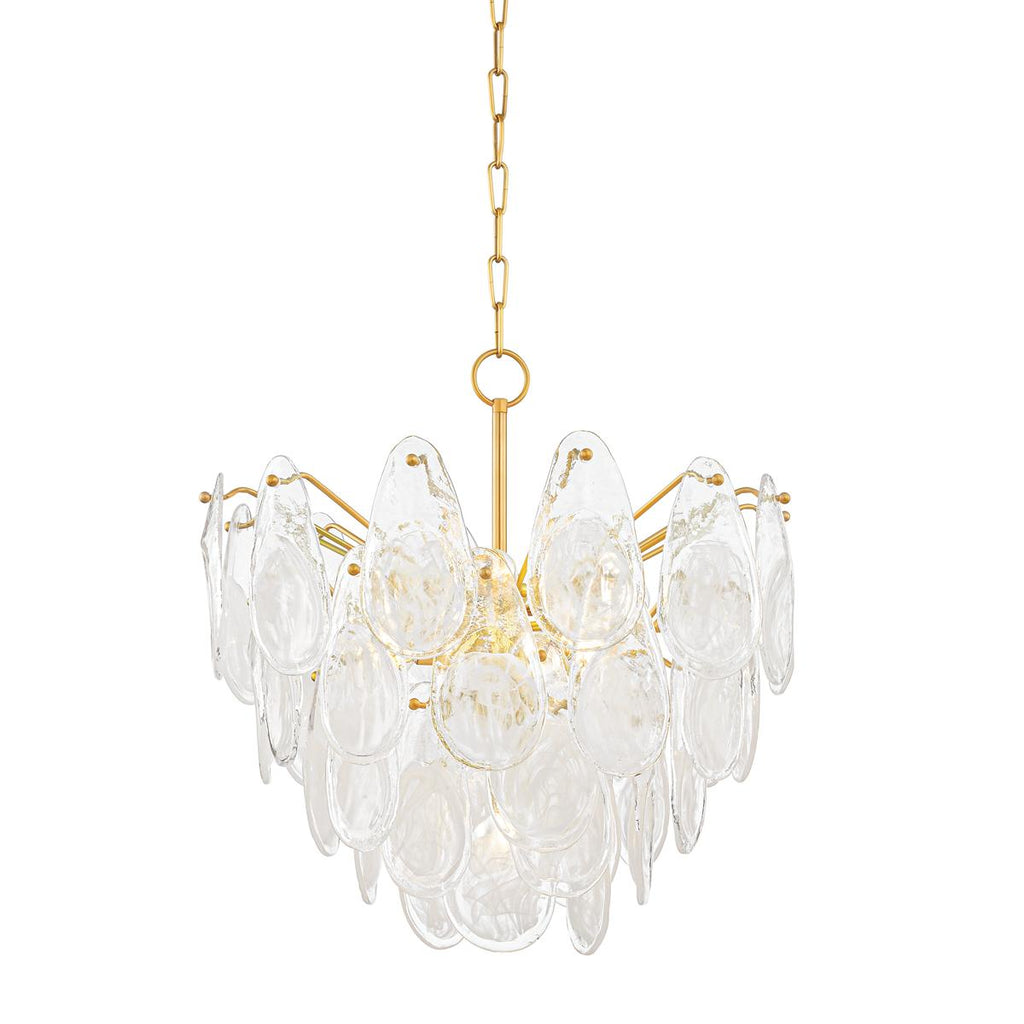 Hudson Valley Lighting DARCIA Aged Brass 24W x 24L x 24.25H Chandelier