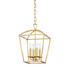 Hudson Valley Lighting Bryant Gold Leaf 12W X 12L X 17.75H Pendant