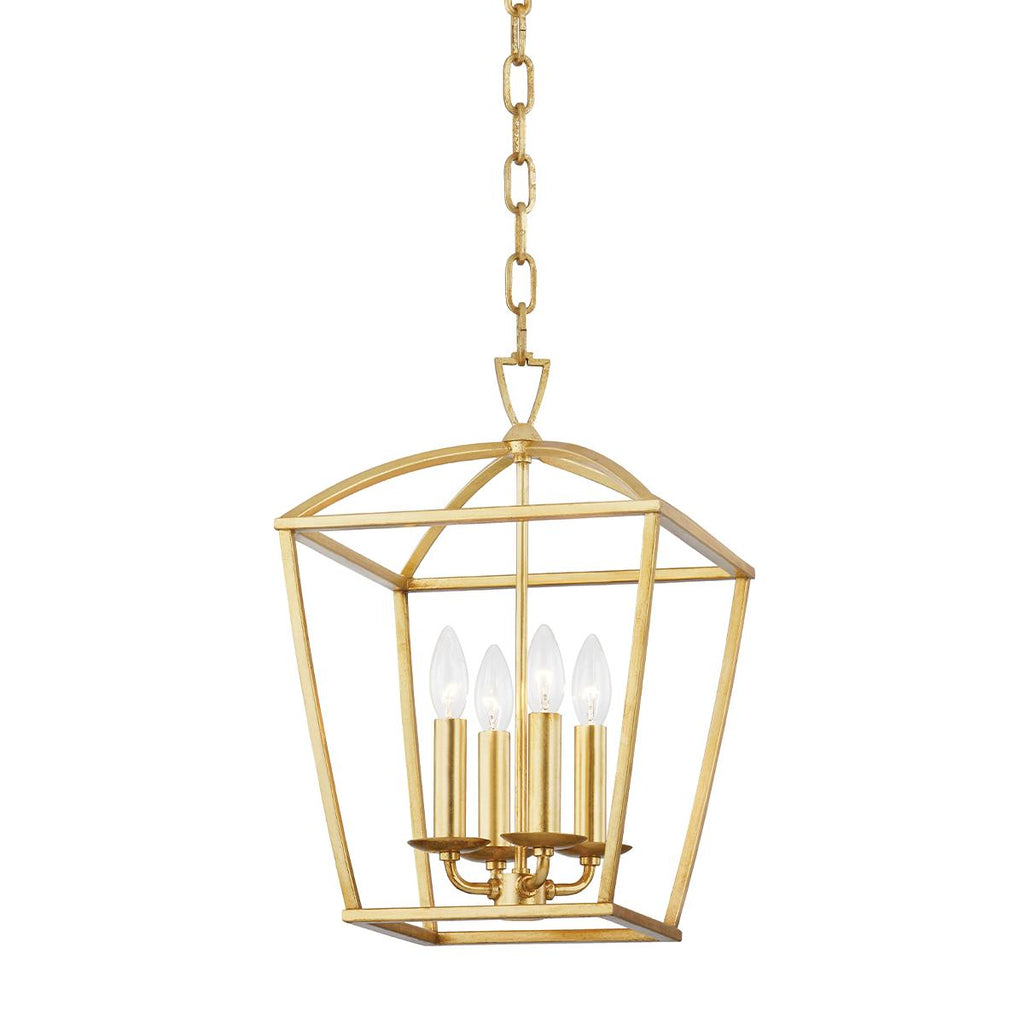 Hudson Valley Lighting Bryant Gold Leaf 12W x 12L x 17.75H Pendant