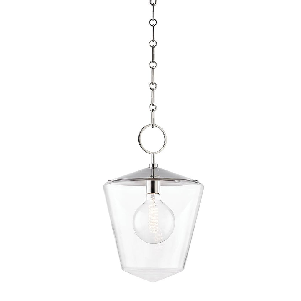 Hudson Valley Lighting Greene Polished Nickel 11.75W x 11.75L x 18.25H Pendant