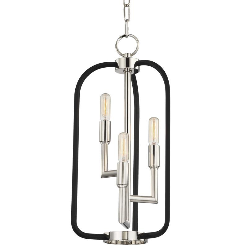 Hudson Valley Lighting Angler Polished Nickel 10W x 10L x 19.5H Pendant