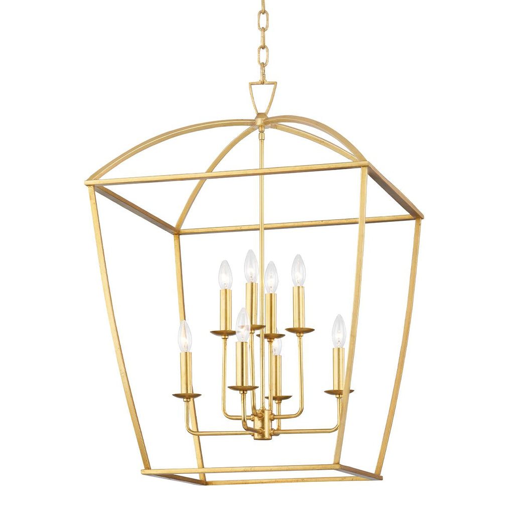 Hudson Valley Lighting Bryant Gold Leaf 24W x 24L x 34.5H Pendant