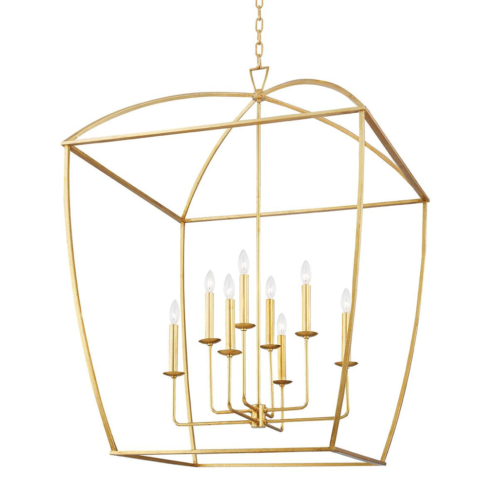 Hudson Valley Lighting Bryant Gold Leaf 34W x 34L x 44.25H Pendant