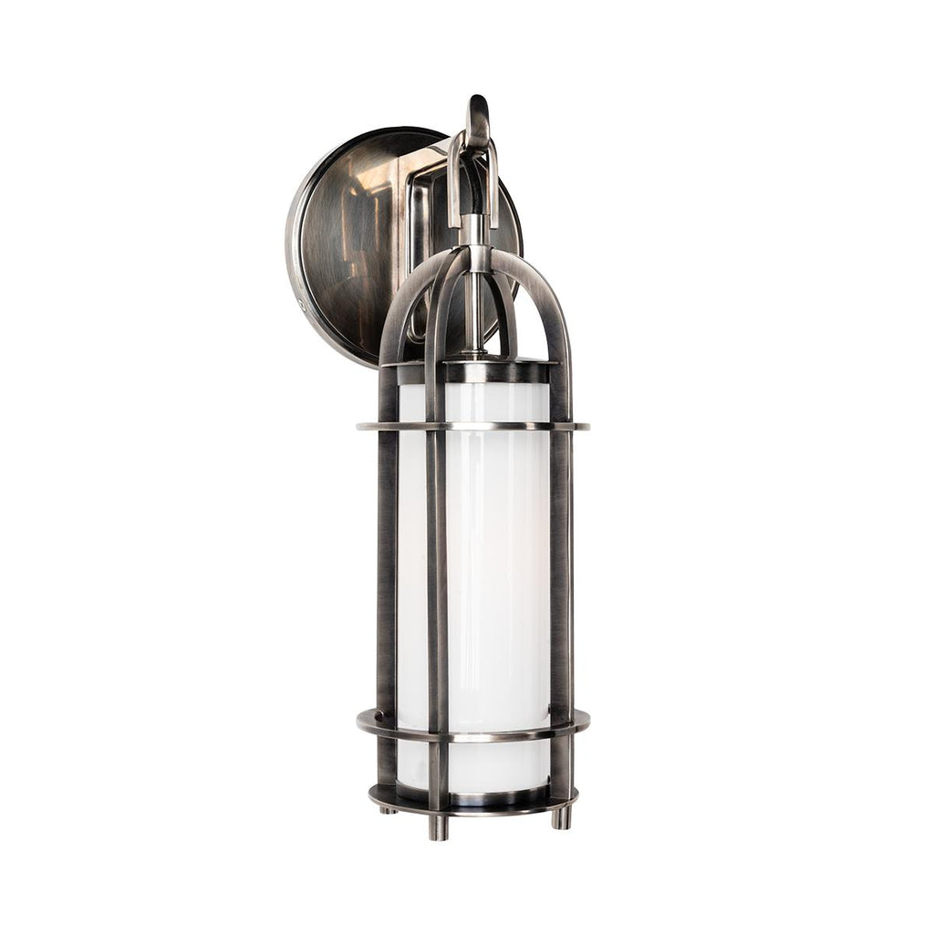 Hudson Valley Lighting Portland Historic Nickel 5.5W x 5.5L x 14.5H Wall Sconce