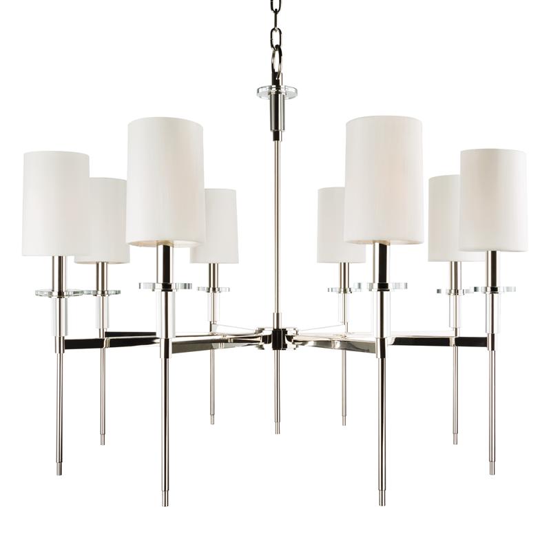 Hudson Valley Lighting Amherst Polished Nickel 32W x 32L x 27H Chandelier