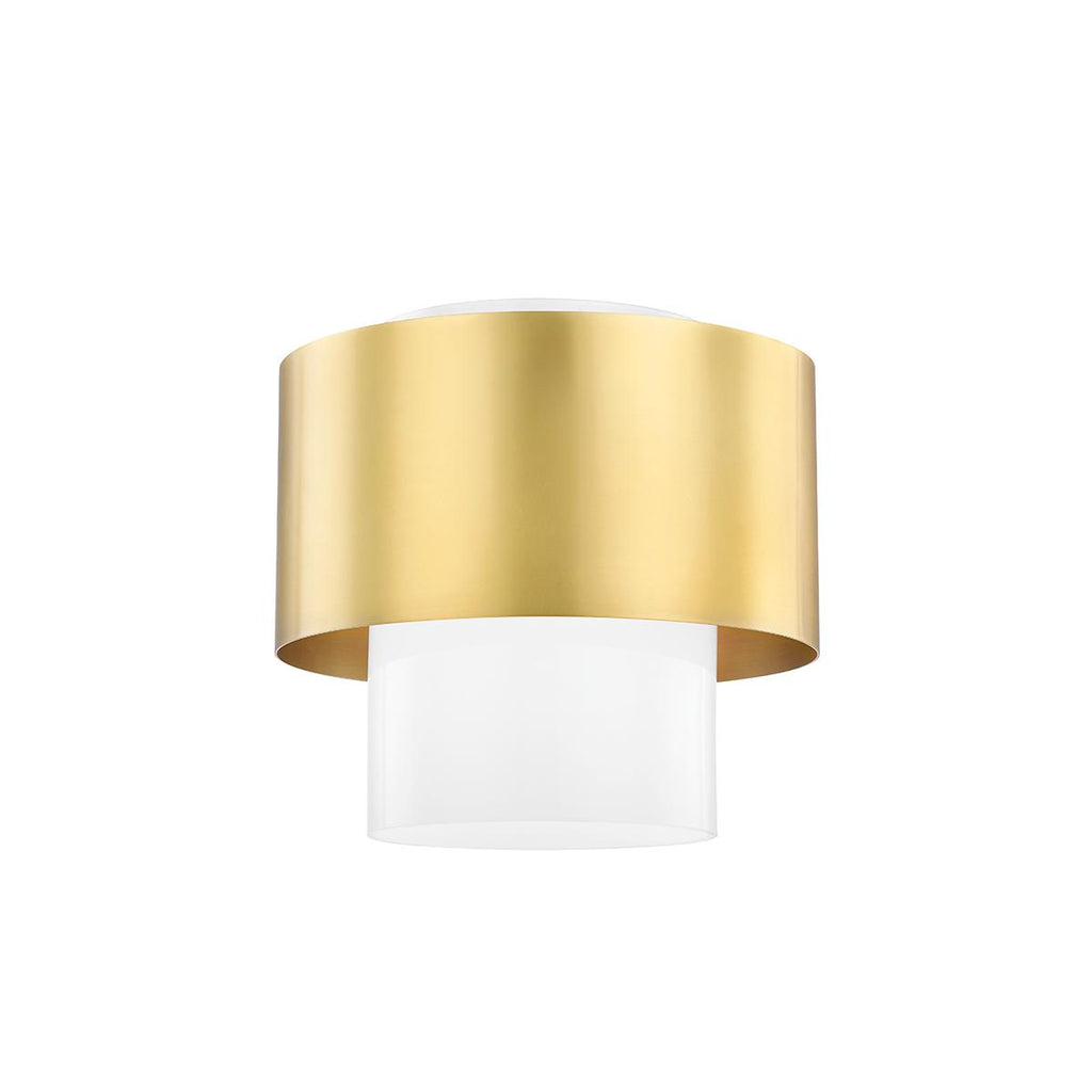 Hudson Valley Lighting Corinth Aged Brass 11W x 11L x 10.25H Flush Mount