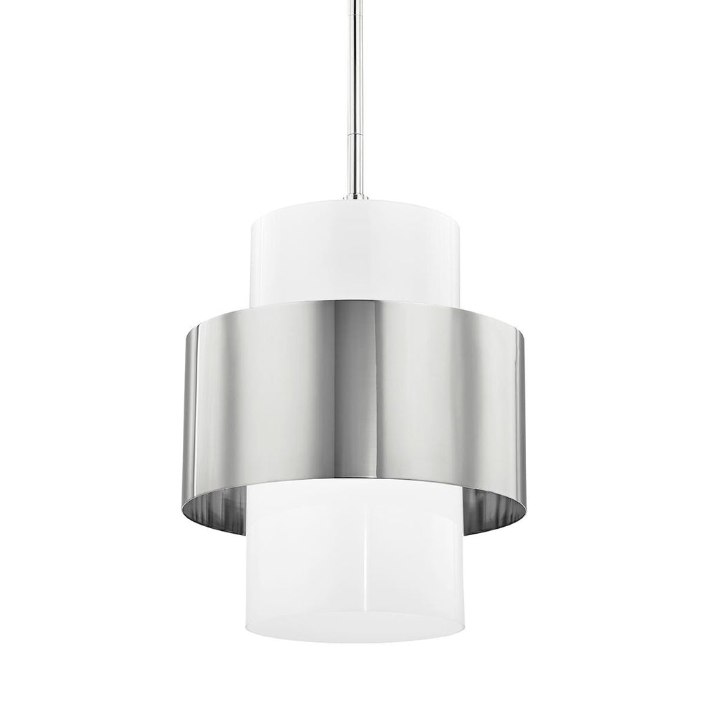 Hudson Valley Lighting Corinth Polished Nickel 15.5W x 15.5L x 18.5H Pendant