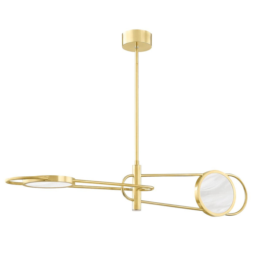 Hudson Valley Lighting Jervis Aged Brass 49W x 49L x 9H Pendant