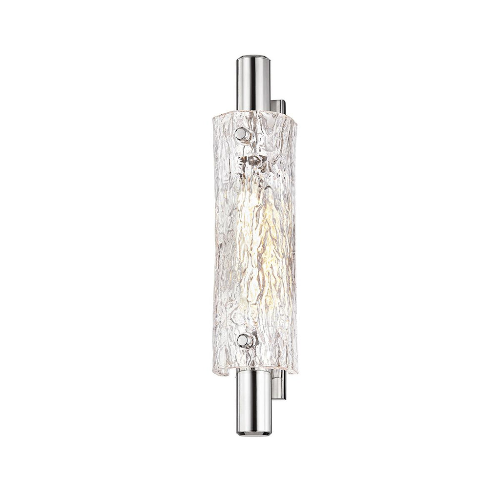 Hudson Valley Lighting Harwich Polished Nickel 3.5W x 3.5L x 18H Wall Sconce