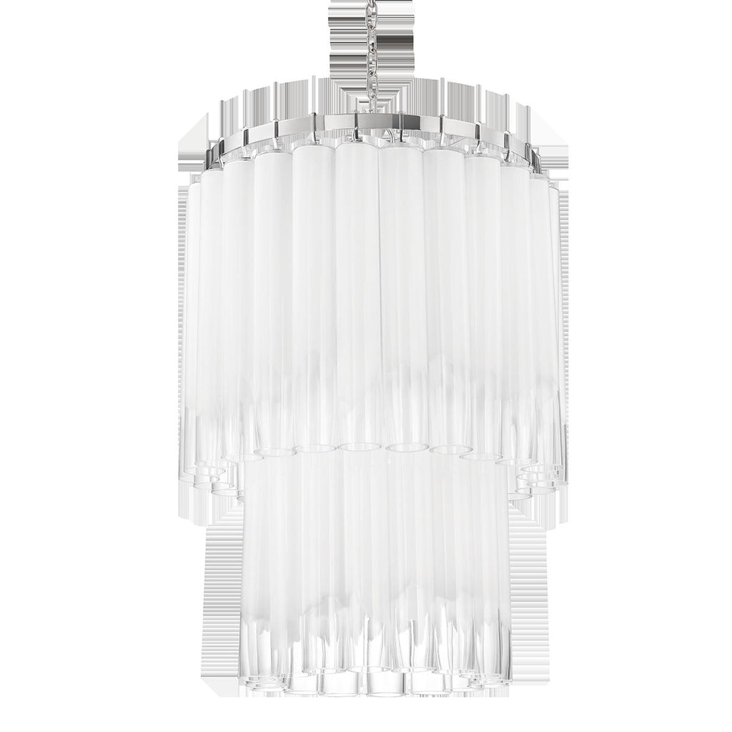 Hudson Valley Lighting Tyrell Polished Nickel 23.75W x 23.75L x 35.75H Chandelier