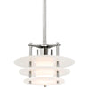 Hudson Valley Lighting Gatsby Polished Nickel 11.75W X 11.75L X 8.5H Pendant