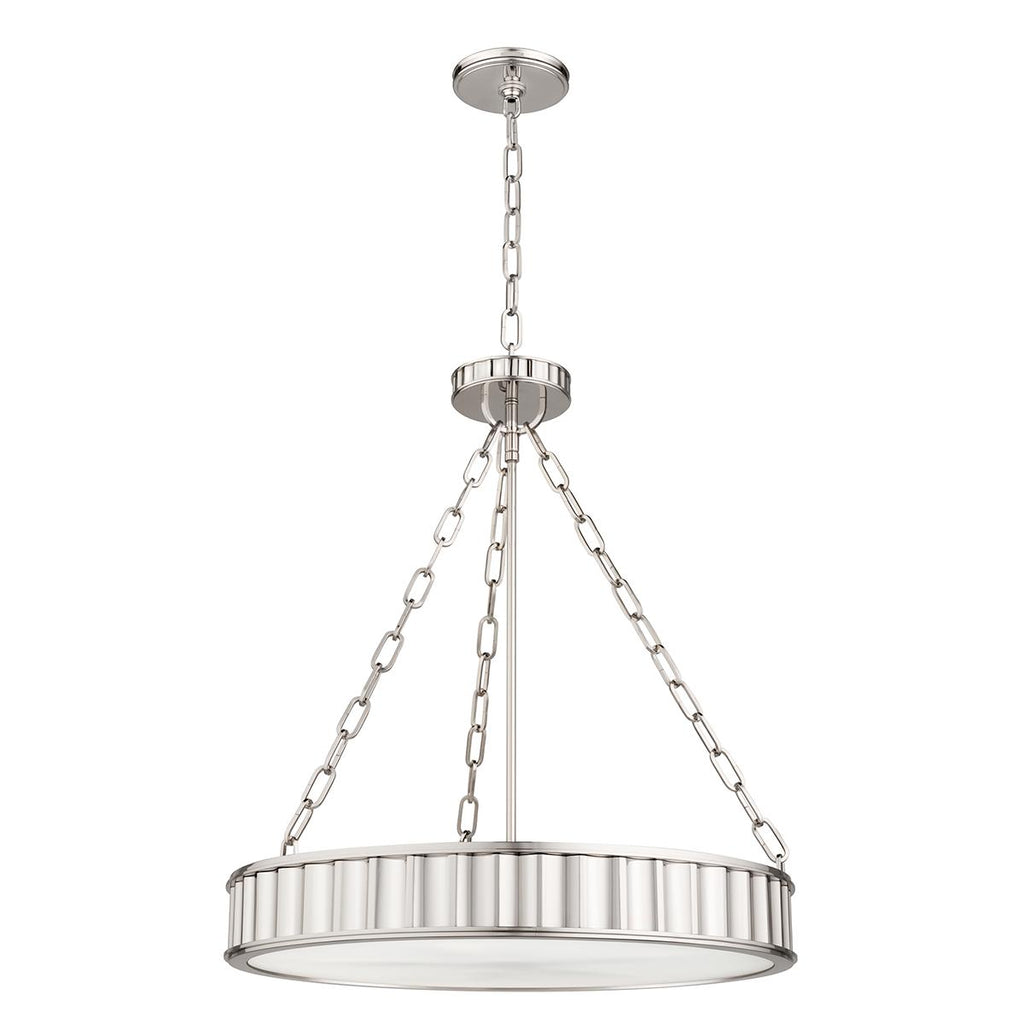 Hudson Valley Lighting Middlebury Polished Nickel 21.5W x 21.5L x 24.5H Pendant