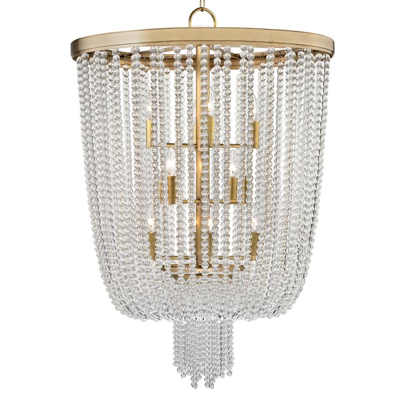 Hudson Valley Lighting Royalton Aged Brass 26W x 26L x 37.5H Chandelier