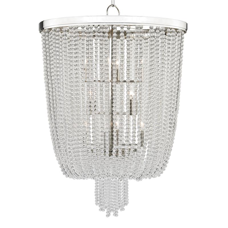 Hudson Valley Lighting Royalton Polished Nickel 26W x 26L x 37.5H Chandelier