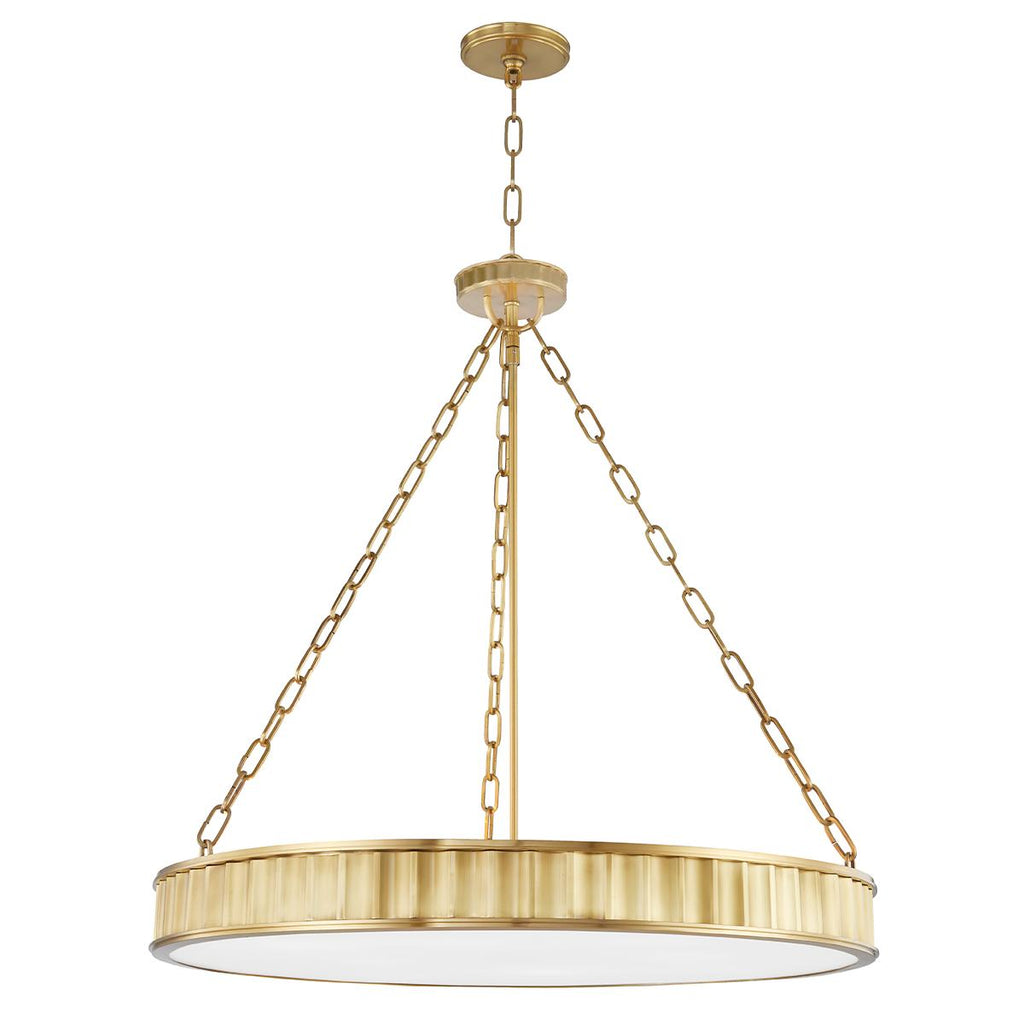 Hudson Valley Lighting Middlebury Aged Brass 30W x 30L x 29H Pendant