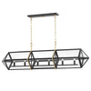 Hudson Valley Lighting Bedford Hills Aged Brass/Black 12W X 55.25L X 16.5H Pendant