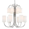 Hudson Valley Lighting Junius Polished Nickel 34.75W X 34.75L X 36H Chandelier