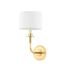 Hudson Valley Lighting Paramus Aged Brass 7W X 7L X 14.5H Wall Sconce