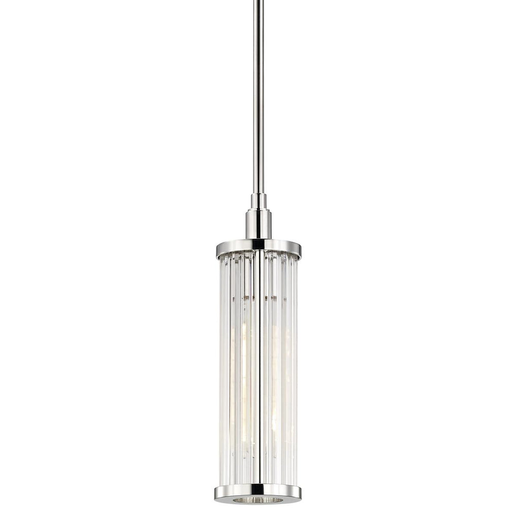 Hudson Valley Lighting Marley Polished Nickel 4W x 4L x 14.25H Pendant