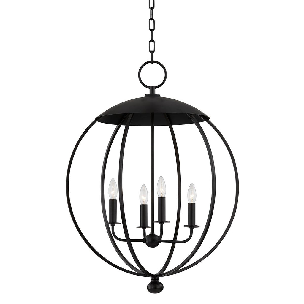 Hudson Valley Lighting Wesley Aged Iron 24W x 24L x 32.25H Pendant