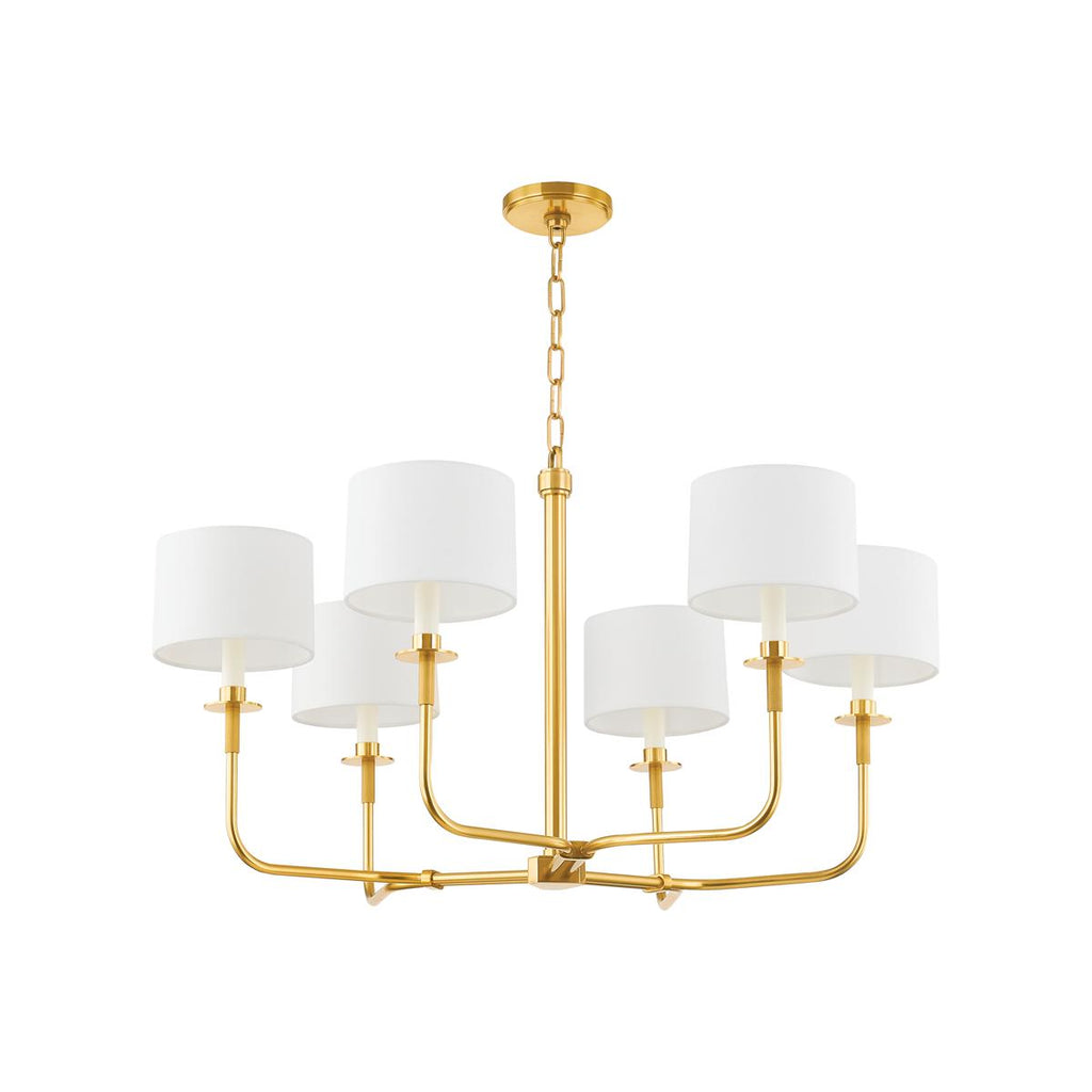 Hudson Valley Lighting PARAMUS Aged Brass 36W x 36L x 20H Chandelier