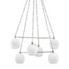 Hudson Valley Lighting Asbury Park Polished Nickel 38W X 38L X 20.25H Chandelier