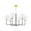 Hudson Valley Lighting Paramus Aged Old Bronze 36W X 36L X 20H Chandelier