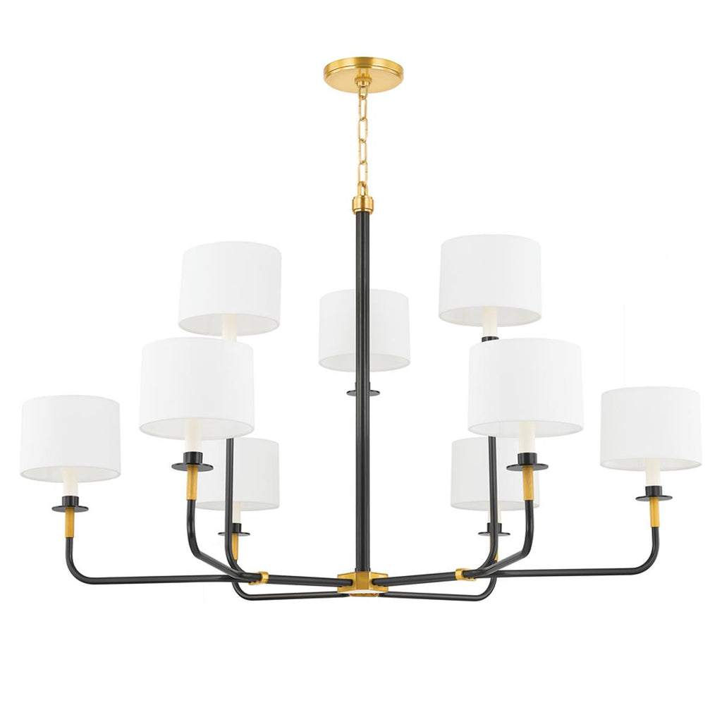 Hudson Valley Lighting PARAMUS Aged Old Bronze 48W x 48L x 29.5H Chandelier