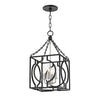 Hudson Valley Lighting Octavio Aged Iron/Polished Nickel Combo 12W X 12L X 22.75H Pendant