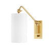 Hudson Valley Lighting Wayne Aged Brass 4.5W X 4.5L X 11.5H Wall Sconce