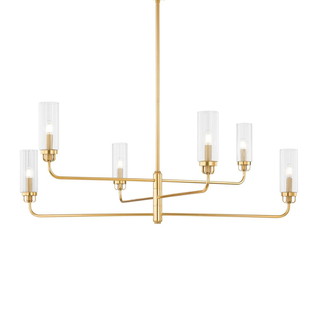 Hudson Valley Lighting HALIFAX Aged Brass 48W x 48L x 18.75H Chandelier